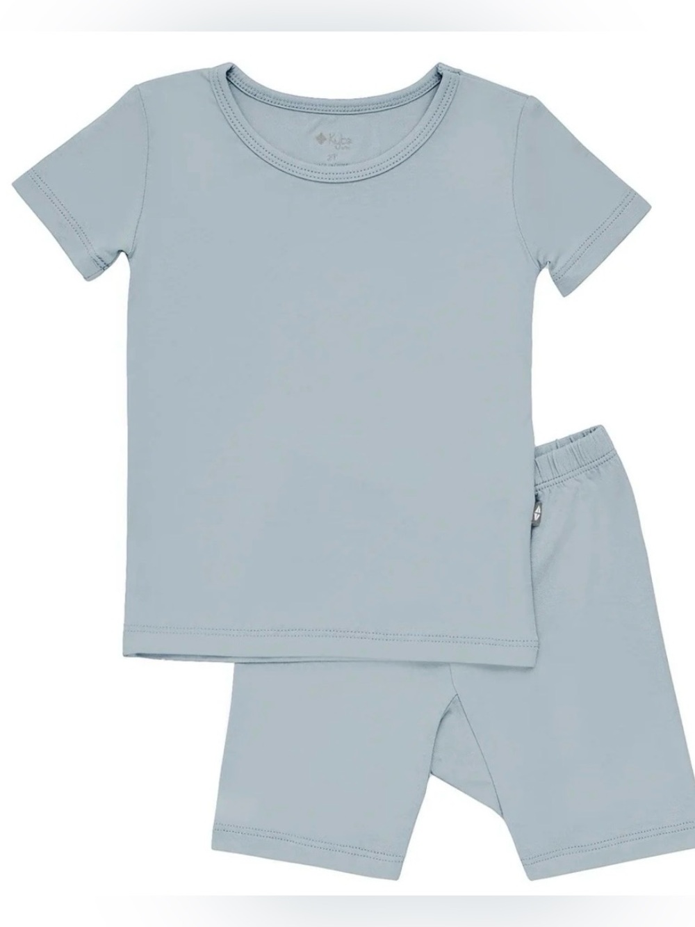 Kyte Baby Short Sleeve Pajama Set in fog